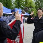 Ślubowanie nowo przyjętych policjantów / Piotr Kwaśniewski / Radio Kielce