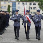 Ślubowanie nowo przyjętych policjantów / Piotr Kwaśniewski / Radio Kielce