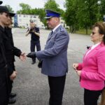 Ślubowanie nowo przyjętych policjantów / Piotr Kwaśniewski / Radio Kielce