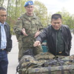 Przedstawiciele sił zbrojnych Indonezji na kieleckiej Bukówce / Monika Miller / Radio Kielce