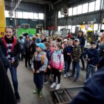 Kielce. Uczniowie Zespół Szkół Sióstr Nazaretanek z wizytą w MPK / Mateusz Kaczmarczyk / Radio Kielce