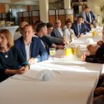 Przyjmo, gmina Miedziana Góra. Konferencja wiceminister Anny Krupki podsumowująca kampanię do PE / Michał Kita / Radio Kielce