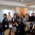 Przyjmo, gmina Miedziana Góra. Konferencja wiceminister Anny Krupki podsumowująca kampanię do PE / Michał Kita / Radio Kielce