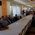 Przyjmo, gmina Miedziana Góra. Konferencja wiceminister Anny Krupki podsumowująca kampanię do PE / Michał Kita / Radio Kielce