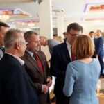 Przyjmo, gmina Miedziana Góra. Konferencja wiceminister Anny Krupki podsumowująca kampanię do PE / Michał Kita / Radio Kielce