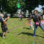 Piknik z okazji Dnia Matki zorganizowany przy Staropolskiej Szkole Wyższej / Iwona Murawska / Radio Kielce