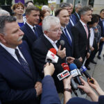 Konferencja PIS na placu Artystów podsumowująca kampanię oraz wyniki wyborów / Jarosław Kubalski / Radio Kielce