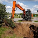 Kielce. Awaria wodociągu na osiedlu Na Stoku / Jarosław Kubalski / Radio Kielce