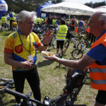 Borków. Finał Rodzinnej Majówki Rowerowej z Kielc do Borkowa / Jarosław Kubalski / Radio Kielce