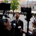 Kielce. Konferencja Patryka Jakiego / Jarosław Kubalski / Radio Kielce