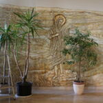 Buskie Dni Otwarte dla Turystyki 2019. Zwiedzanie kościoła świętego Brata Alberta w Busku-Zdroju oraz dzielenie się podpłomykami / Marta Gajda / Radio Kielce