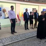 Sandomierz. Wystawa poświęcona wizycie Jana Pawła II w Sandomierzu. Przemawia Krzysztof Nitkiewicz - biskup sandomierski / Grażyna Szlęzak - Wójcik / Radio Kielce