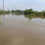 Nowy Korczyn. Zalane tereny / Marta Gajda / Radio Kielce