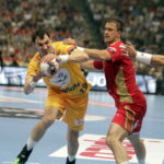 29.05.2016. Final Four Ligi Mistrzów. Mecz Vive Tauron Kielce - MVM Veszprem. Krzysztof Lijewski / Jarosław Kubalski / Radio Kielce