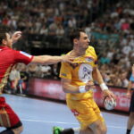 29.05.2016. Final Four Ligi Mistrzów. Mecz Vive Tauron Kielce - MVM Veszprem. Krzysztof Lijewski / Jarosław Kubalski / Radio Kielce