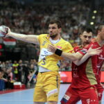 29.05.2016. Final Four Ligi Mistrzów. Mecz Vive Tauron Kielce - MVM Veszprem. Michał Jurecki / Jarosław Kubalski / Radio Kielce