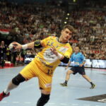 29.05.2016. Final Four Ligi Mistrzów. Mecz Vive Tauron Kielce - MVM Veszprem. Julen Aginagalde / Jarosław Kubalski / Radio Kielce
