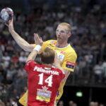 29.05.2016. Final Four Ligi Mistrzów. Mecz Vive Tauron Kielce - MVM Veszprem. Karol Bielecki / Jarosław Kubalski / Radio Kielce