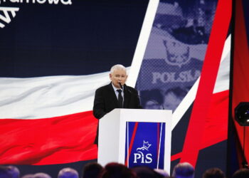 23.02.2019 Warszawa. Konwencja Prawa i Sprawiedliwości. Prezes Jarosław Kaczyński / Jarosław Kubalski / Radio Kielce