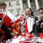 02.05.2019 Kielce. Dzień Flagi. Uroczystości na Rynku / Jarosław Kubalski / Radio Kielce