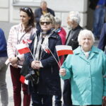 02.05.2019 Kielce. Dzień Flagi. Uroczystości na Rynku / Jarosław Kubalski / Radio Kielce