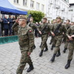 03.05.2019 Kielce. Obchody rocznicy uchwalenia Konstytucji 3 Maja. Defilada ulicą Sienkiewicza / Jarosław Kubalski / Radio Kielce