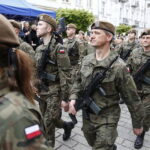 03.05.2019 Kielce. Obchody rocznicy uchwalenia Konstytucji 3 Maja. Defilada ulicą Sienkiewicza / Jarosław Kubalski / Radio Kielce