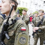 03.05.2019 Kielce. Obchody rocznicy uchwalenia Konstytucji 3 Maja. Defilada ulicą Sienkiewicza / Jarosław Kubalski / Radio Kielce