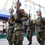 03.05.2019 Kielce. Obchody rocznicy uchwalenia Konstytucji 3 Maja. Defilada ulicą Sienkiewicza / Jarosław Kubalski / Radio Kielce