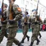 03.05.2019 Kielce. Obchody rocznicy uchwalenia Konstytucji 3 Maja. Defilada ulicą Sienkiewicza / Jarosław Kubalski / Radio Kielce