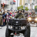 03.05.2019 Kielce. Obchody rocznicy uchwalenia Konstytucji 3 Maja. Defilada ulicą Sienkiewicza / Jarosław Kubalski / Radio Kielce