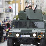 03.05.2019 Kielce. Obchody rocznicy uchwalenia Konstytucji 3 Maja. Defilada ulicą Sienkiewicza / Jarosław Kubalski / Radio Kielce