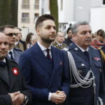 03.05.2019 Kielce. Kościół Garnizonowy. Msza polowa. Członek zarządu województwa Mariusz Gosek. wiceminister sprawiedliwości Patryk Jaki i Paweł Nasiłowski generał Służby Więziennej / Jarosław Kubalski / Radio Kielce