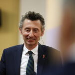 07.05.2019 Kielce. Robert Biedroń i Maciej Gdula (jedynka Wiosny w okręgu małopolsko - świętokrzyskim w wyborach do PE) spotykali się z mieszkańcami / Jarosław Kubalski / Radio Kielce