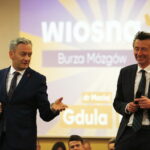 07.05.2019 Kielce. Robert Biedroń i Maciej Gdula (jedynka Wiosny w okręgu małopolsko - świętokrzyskim w wyborach do PE) spotykali się z mieszkańcami / Jarosław Kubalski / Radio Kielce