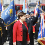 11.05.2019 Kielce. Wojewódzkie obchody Dnia Strażaka. W wydarzeniu wzięła udział wicepremier Beata Szydło / Jarosław Kubalski / Radio Kielce