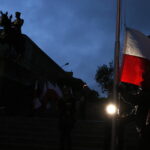 12.05.2019 Kielce. Plac Wolności. Uroczystości pod pomnikiem Józefa Piłsudskiego w 84. rocznice jego śmierci / Jarosław Kubalski / Radio Kielce