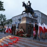 12.05.2019 Kielce. Plac Wolności. Uroczystości pod pomnikiem Józefa Piłsudskiego w 84. rocznice jego śmierci / Jarosław Kubalski / Radio Kielce