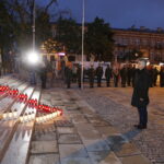 12.05.2019 Kielce. Plac Wolności. Uroczystości pod pomnikiem Józefa Piłsudskiego w 84. rocznice jego śmierci / Jarosław Kubalski / Radio Kielce