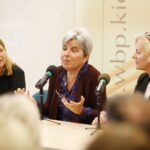 17.05.2019 Kielce. WBP. Marta Herling, córka Gustawa Herlinga - Grudzińskiego spotkała się z czytelnikami (17.05.2019) / Jarosław Kubalski / Radio Kielce