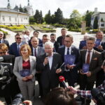 17.05.2019 Kielce. Konferencja PiS na Placu Artystów / Jarosław Kubalski / Radio Kielce
