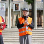 18.05.2019 Kielce. Rodzinna Majówka Rowerowa z Kielc do Borkowa. Ks. Krzysztof Banasik i biskup Marian Florczyk / Jarosław Kubalski / Radio Kielce