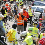 18.05.2019 Kielce. Rodzinna Majówka Rowerowa z Kielc do Borkowa. Rowery poświęcił biskup Marian Florczyk / Jarosław Kubalski / Radio Kielce