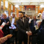 21.05.2019 Kielce.Wiceminister sprawiedliwości i kandydat na europosła Patryk Jaki spotkał się z mieszkańcami w WDK / Jarosław Kubalski / Radio Kielce