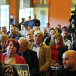 21.05.2019 Kielce.Wiceminister sprawiedliwości i kandydat na europosła Patryk Jaki spotkał się z mieszkańcami w WDK / Jarosław Kubalski / Radio Kielce