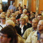 21.05.2019 Kielce.Wiceminister sprawiedliwości i kandydat na europosła Patryk Jaki spotkał się z mieszkańcami w WDK / Jarosław Kubalski / Radio Kielce