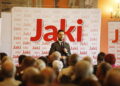 21.05.2019 Kielce.Wiceminister sprawiedliwości i kandydat na europosła Patryk Jaki spotkał się z mieszkańcami w WDK / Jarosław Kubalski / Radio Kielce