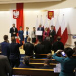 21.05.2019 Kielce ŚUW. Promesy w ramach I etapu Funduszu Dróg Samorządowych wręczyli poseł Maria Zuba, wojewoda Agata Woityszek, wiceminister sportu i turystyki Anna Krupka i senator Krzysztof Słoń / Jarosław Kubalski / Radio Kielce