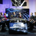 23.05.2019 Wybory do Europarlamentu. TVP 3 Kielce i Radio Kielce. Debata Europejska. Maciej Gdula - Wiosna / Jarosław Kubalski / Radio Kielce