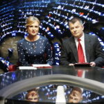 23.05.2019 Wybory do Europarlamentu. TVP 3 Kielce i Radio Kielce. Debata Europejska. Jan Orkisz - Lewica Razem / Jarosław Kubalski / Radio Kielce